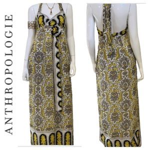 Anthropologie Hoss Intropia silk maxi dress - 6